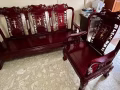 红梨花木沙发