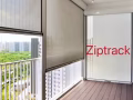 窗帘促销，隐形防护网 Ziptrack 卷帘invisible gilir