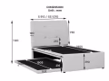 Pull Out Bed Frame & Two VAZZO mattress 抽拉式雙床架+兩個床墊 Total$80