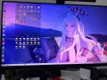 AOC32寸显示器2K IPS屏 165Hz，9.5新 回国处理