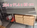 出售二手商业冰箱，不锈钢桌，洗盆，大风扇