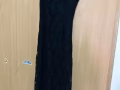 黑色弔帶晚禮服