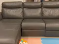 三人座真皮沙发