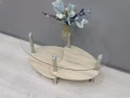 圆形玻璃茶几