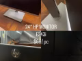 戴尔24寸显示屏2台