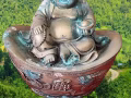 Bronze Buddha Statue 古铜佛像 2.2KG 19CMX18CMX12CM