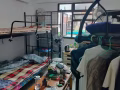 男床位，4人间五分钟到玛达和大成地铁。可报地址无空调，可小煮，电89279291