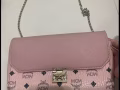 MCM粉色链条包$110