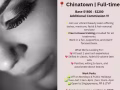 Lash Specialist From $2200 to $4000. Chinatown 5.5 work days