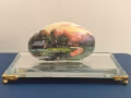 陈大师鹅卵石油画作品。