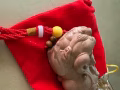桃木貔貅手把件