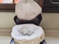 极品白水晶聚宝盆
