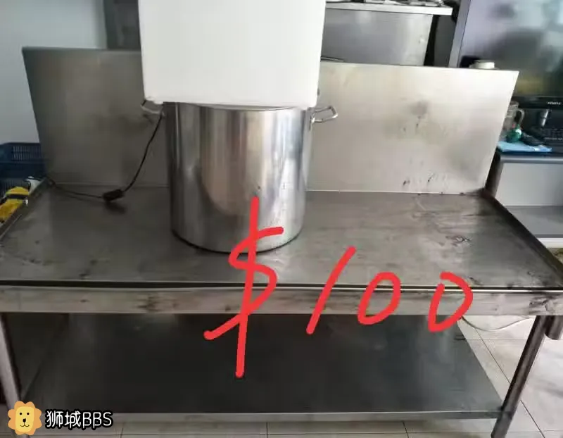 二手白钢厨具 白钢汤桶 大 小 汤碗 小饭碗 电磁炉 新加坡二手家具 狮城bbs